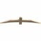 Ekena Millwork Bellingham Rough Sawn Timber Gable Bracket, Douglas Fir, 60"W x 12"H x 2"D x 4"F, 5/12 Pitch GBW060X12X0204BEL00RDF - alternate 5